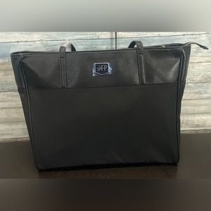 Black diaper bag- The Everyday Tote by Freshly Picked Includes Changing Pad